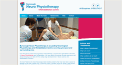 Desktop Screenshot of burscoughneurophysio.co.uk